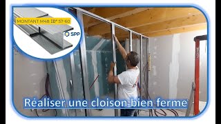 Montant coulissant ID4 Les secrets pour bien réussir une cloison en placo Stil [upl. by Ajet]