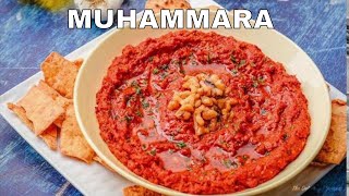 Muhammara Roasted Red Pepper Dip [upl. by Charmion833]