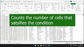 How to Use Excel COUNTIF COUNTIFS Functions 👉 Advanced  Excel Tutorial 23 [upl. by Ahsahs]