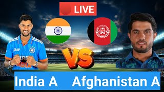 LIVE 🔴 INDIA A vs Afghanistan A 2nd Semifinal Asia Cup T20 Dream11 GL Prediction Team [upl. by Eryt706]