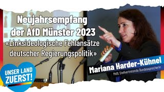 quotLinksideologische Fehlansätze deutscher Regierungspolitikquot  Mariana HarderKühnel MdB [upl. by Bethezel]