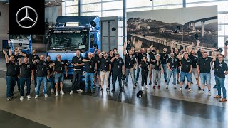 eActros Driving Experience RoadStars Community met in Wörth  MercedesBenz Trucks [upl. by Cordova]