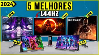 Os 5 Melhores Monitor 144Hz  Monitor 144Hrz Em 2024 [upl. by Fidelio]