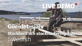 LOGOSOL  Live Demo  DIY Stockbord och stockhanteringstips [upl. by Anelle]