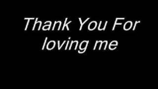 Bon Jovi  Thank You For Loving Me Lyrics [upl. by Noiro]