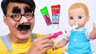 Brush Your Teeth Song  Nursery Rhymes Kids Songs [upl. by Annaiv]