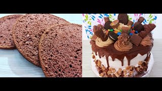 Basic sponge cake au cacaoكيكة الاسفنج بالكاكاو cake viral fyp video maman follow [upl. by Eentirb]