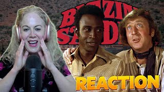 BLAZING SADDLES 1974  Movie Reaction and Review  First Time Watching [upl. by Shayla868]