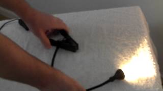 IKEA Jansjo LED clamp spotlight UK a look at [upl. by Llezo]