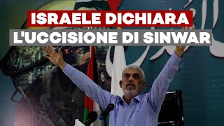 ISRAELE dichiara luccisione di SINWAR leader di Hamas  ft Alberto Fazolo [upl. by Eolcin]