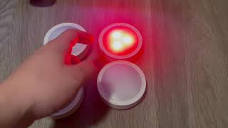 HiDure RGB Rechargeable Puck Lights Review [upl. by Atteve]