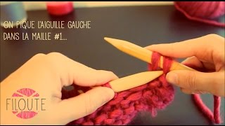 Tricot  Rabattre les mailles faire les finitions [upl. by Ameh]