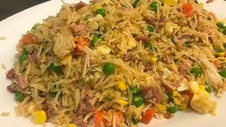 How To Make Chinese Fried Rice [upl. by Gerfen740]