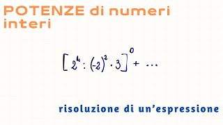 Espressione con potenze di numeri interi [upl. by Damle]