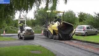 HD Road resurfacing Eurovia amp Jet Plant Hire 130613 [upl. by Aihsad]