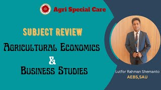 Subject Review Agricultural Economics amp Business Studies Cluster Agri Admission Test 202122 [upl. by Stronski]