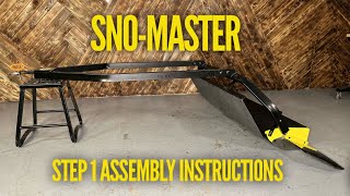 2024 SNOMASTER Standard Snow Groomer Assembly Instructions [upl. by Noxin318]