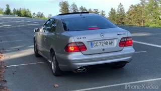 Mercedes CLK 55 AMG Sound Acceleration and POV driving LOUD [upl. by Innes432]