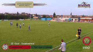 300724 Swallownest FC vs Harrogate Railway Match Highlights [upl. by Hahn]