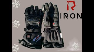 Ride Iron Heated Waterproof Motorcycle Gloves [upl. by Eceirahs724]