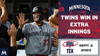 Twins vs Rangers Game Highlights 9223  MLB Highlights [upl. by Notac610]