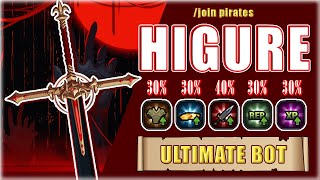 Seasonal Higure  30 Class Rep Exp Gold and 40 Damage to all Ultimate Bot  GRIMLITE REV [upl. by Assirrak648]