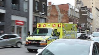 UrgencesSanté ambulances responding in Laval amp Montréal [upl. by Metts148]