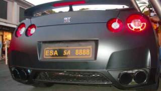 Nissan GTR Open Exhaust Start upAccelerationsDownshifts [upl. by Einhorn]