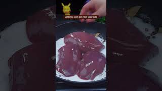 EASY amp QUICK PORK LIVERS RECIPE recipe chinesefood cooking pork liver foodlover shorts [upl. by Geri]