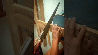 Hand saw cutting wood sound  Hand Saw Blade handsaw shorts akashsharma28 woodworking yt [upl. by Nnylirehs]