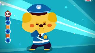 Sheriff Labrador search Little Thief  Help Officer Labrador to Win the Game  Babybus [upl. by Daffodil]