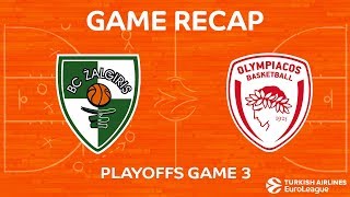 Highlights Zalgiris Kaunas  Olympiacos Piraeus [upl. by Ordisi]