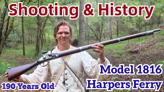 Firing History Antique Model 1816 flintlock rare antique subscribe history authentic [upl. by High755]