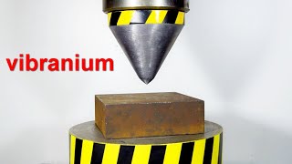 HYDRAULIC PRESS SHARP VS HARDEST METAL VIBRANIUM [upl. by Ahseen]