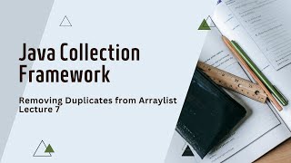 How to Remove Duplicates from an Array List in Java [upl. by Kamerman515]