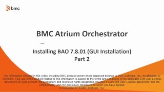 Installing BMC Atrium Orchestrator on Windows  Part 2 [upl. by Umont]