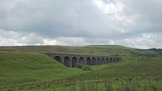 Sir Nigel Gresley passing garsdale settle and carlisle 5624 [upl. by Kampmann689]