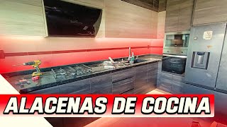 COMO HACER GABINETES  COCINAS MODERNAS elmueblemoderno [upl. by Yren349]