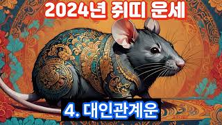 2024년 쥐띠 운세Rat Horoscope 2024사주띠별운세운세정보horoscopemidjourney지식동물쥐이슈좋은글fortune [upl. by Poore]