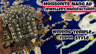 Jaipur Wholesale Jewellery Market  Moissanite kundan Polki Jewellery  Best Wedding Jewellery [upl. by Yona]