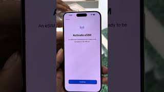 How to set up esim iPhone 15 Pro Max  iPhone tips amp tricks techgallery20 iphone15promax [upl. by Greff]