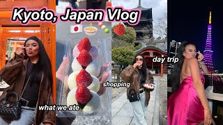 KYOTO JAPAN VLOG 🇯🇵🍓 Food market Fushimi Inari Shrine Day Trip [upl. by Plante]