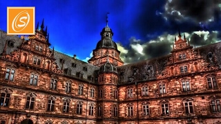 Johannisburg Castle Aschaffenburg Bavaria Germany [upl. by Htrow896]