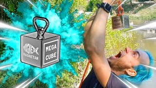 ⚠️ RIESENMAGNET 🧲 Test  Unboxing MEGACUBE magnetarmagnets magnetfischen mit MARCNETO [upl. by Bili143]