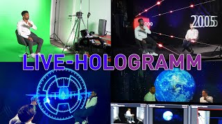 Live Hologramm  Menschen holographisch Projizieren [upl. by Bruns]