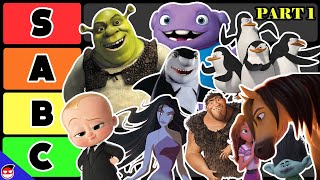 Ranking EVERY DreamWorks Movie Part 1 [upl. by Norina]