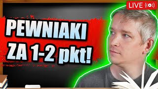 Pewniaki maturalne za 12 punkty Poziom podstawowy Matematyka live [upl. by Ahsiugal]