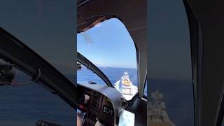 POV Landing on a Superyacht [upl. by Stephanie]