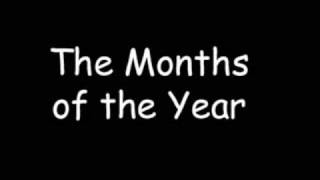 Months of the Year Song for ESL kids [upl. by Naerol]