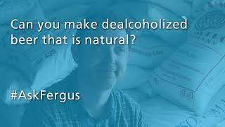 Can you make dealcoholized beer that is natural [upl. by Akihc]